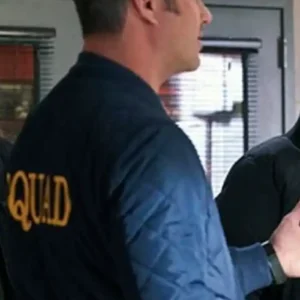 Shop Taylor Kinney TV Series Chicago P.D. 2026 Kelly Severide Blue Quilted Jacket