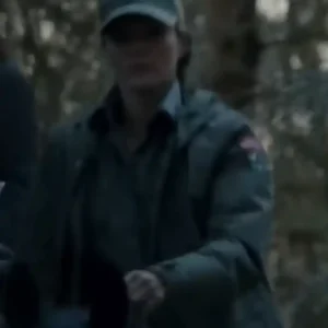 Shop Tracy Spiridakos 2026 TV Series Anna Pigeon S01 Anna Pigeon Olive Green Puffer Jacket