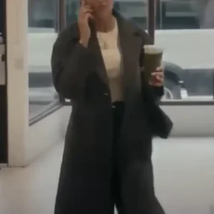 Alternative view of Anna Pigeon S01 Tricia Helfer Wool Coat