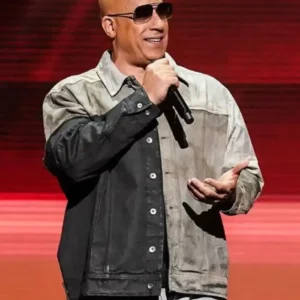 Shop Vin Diesel NBCUniversal Upfront Events 2026 Denim Jacket