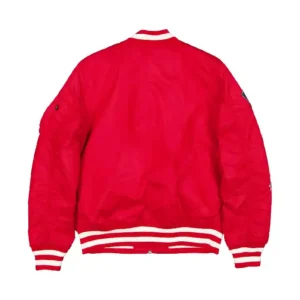 Spike Lee Texas Rangers v New York Yankees Red MA-1 Bomber Jacket