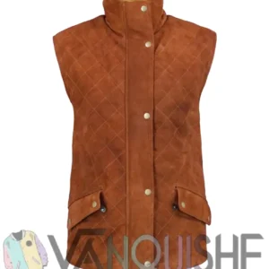 Suede Fur Vest