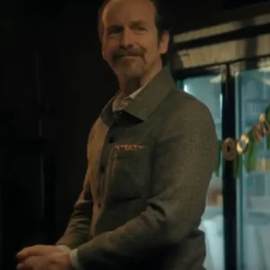 The Boroughs S01 Denis O'Hare Grey Shirt Jacket