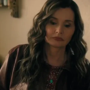 The Boroughs S01 Geena Davis Leather Jacket