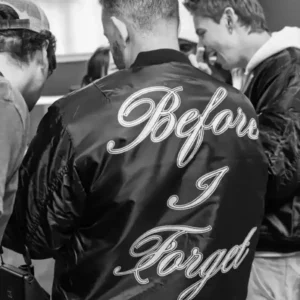 The Kid LAROI Before I Forget Black Bomber Jacket