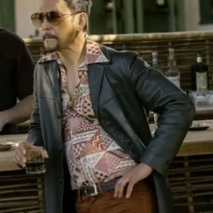 The Sympathizer John Cho Black Leather Jacket