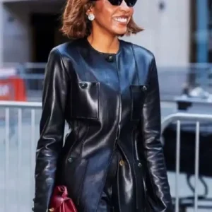 The Today Show 2026 Ayo Edebiri Leather Jacket