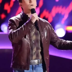 The Voice S24 Dylan Carter Leather Jacket