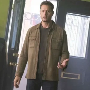 Tracker S03 Justin Hartley Brown Suede Jacket