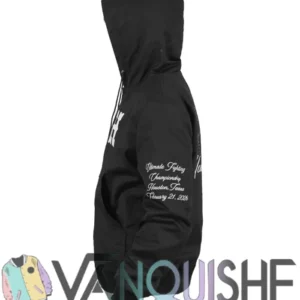 UFC Houston Texas Black Hooded Workwear Jacket