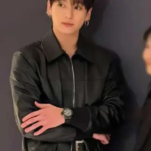 Watch Event 2026 Jung Kook Leather Jacket