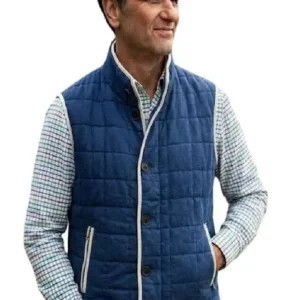 Widows Bay Matthew Rhys Blue Vest