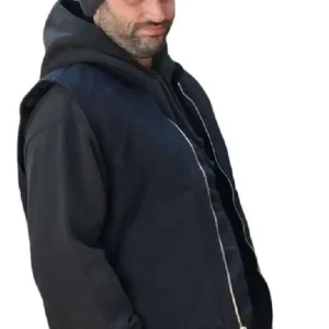 You Deserve Each Other Penn Badgley Black Vest