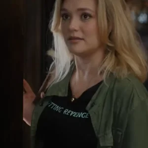 You're Killing Me S01 Amalia Williamson Olive Green Jacket
