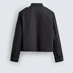 Zara Michael Jackson Napoleon Grey Hooked Style Jacket