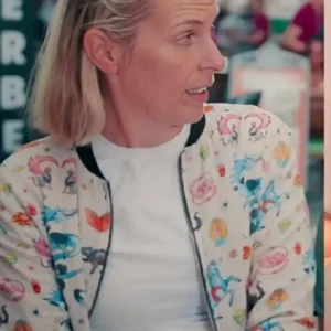 Zero Stars S01 Sara Pascoe Printed Bomber Jacket