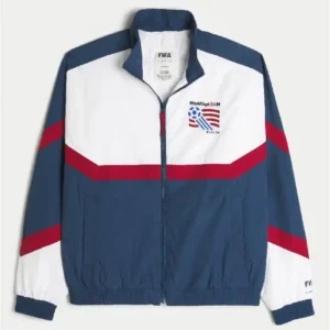 1994 FIFA World Cup Team USA Graphic Blue and White Jacket