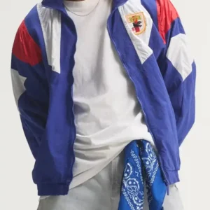 Adidas FIFA World Cup 2026 Adidas Japan EQT Blue and White Full-Zip Track Jacket