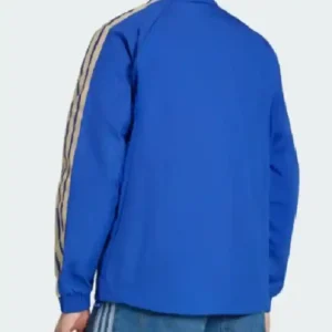 Adidas Italy 2026 Home Anthem Blue Zip-Up Jacket For Men and Women