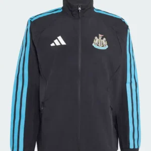 Adidas Newcastle United FC Home Black Anthem Jacket For Men and Women