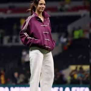 Aitana Bonmatí 2026 Adidas Chinese New Year Purple Jacket Men and Women