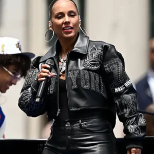 Alicia Keys Knicks Victory Parade 2026 Concert Jacket