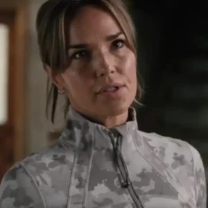 Arielle Kebbel 2026 TV Series Marshals S01 Belle Skinner Camo Zip-Up Track Jacket For Women