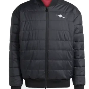 Arsenal Terrace Icons Mikel Arteta Black Jacket For Men and Women