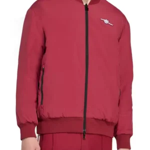 Arsenal Terrace Icons Mikel Arteta Burgundy Jacket For Men and Women