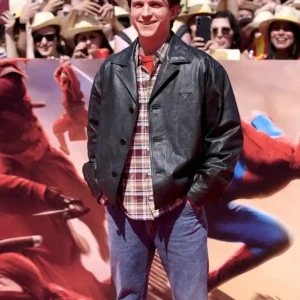 Brand New Day 2026 Madrid Tom Holland Leather Jacket