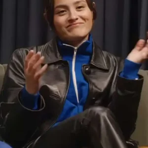 Chase Sui Wonders Los Angeles Times 2026 I Want Your Sex Promo Black Leather Jacket For Men and Women