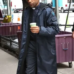 Chiwetel Ejiofor The Exorcist 2026 Utility Pocket Navy Hooded Parka Coat