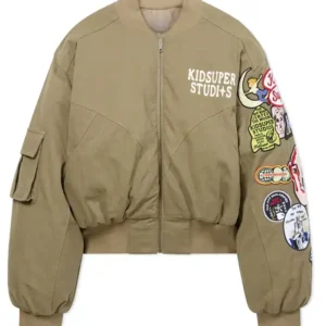 Chris Brown 2026 Song IT DEPENDS OBVIOUS Kidsuper Studios Bomber Jacket