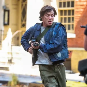 Cillian Murphy A Quiet Place 2026 Navy Blue Bomber Jacket