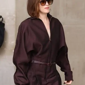 Claire Foy Savage House BBC Radio One London 2026 Brown Jacket For Women