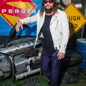 DC Event LA 2026 Supergirl Jason Momoa Leather Jacket