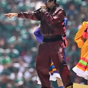 Danny Ocean FIFA World Cup 2026 Opening Ceremony Maroon Bomber Leather Jacket For Men and Women
