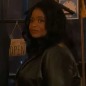 Debbie Ride or Die 2026 Octavia Spencer Black Leather Jacket