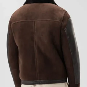 Dylan Efron Watch What Happens Live 2026 Brown Leather Jacket For Men and Women