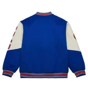 Egypt Dean Knicks Victory Parade 2026 Blue Wool Varsity Jacket