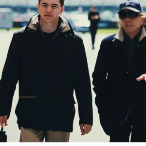Emerson Fittipaldi Jr Track Walk Day Blue Jacket
