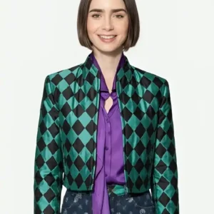 Emily In Paris S06 Lily Collins Cropped Jacket