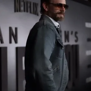 Eric Johnson I Will Find You 2026 NYC Premiere Blue Denim Jacket For Men and Women
