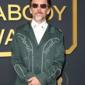 Ethan Hawke 86th Annual Forest Green Western Shacket