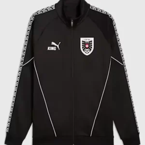 FIFA 2026 World Cup Puma Austria KING Anthem Black Track Jacket For Men and Women