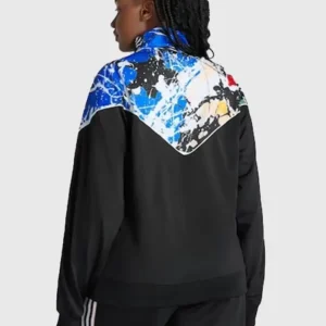 FIFA CUP 2026 Manchester United Adidas Stone Roses Black Track Jacket