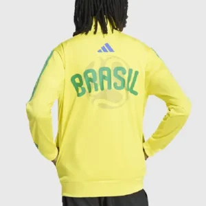 FIFA World Cup 2026 Brazil Yellow Track Jacket For Men and Women