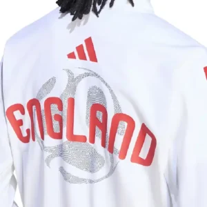 FIFA World Cup 2026 England White Track Jacket For Men and Women