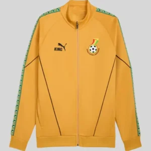 FIFA World Cup 2026 Puma Ghana KING Anthem Yellow Track Jacket Men and Women