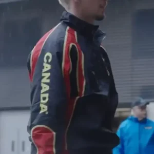 Fifa World Cup 2026 Canada National Team Nike NOCTA Black and Red Track Jacket